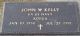 Headstone, Kelly, John W. Headstone, Kelly, John W.