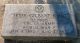 Headstone, King, Jesse Gilbert Headstone, King, Jesse Gilbert