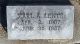 Headstone, Lents, Earl A. Headstone, Lents, Earl A.