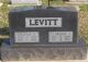 Headstone, Levitt, Cecilia E and Eldridge J. Headstone, Levitt, Cecilia E and Eldridge J.