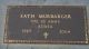 Headstone, Murbarger, Eath Headstone, Murbarger, Eath