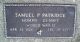 Headstone, Patridge, Samuel P. Headstone, Patridge, Samuel P.