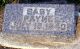 Headstone, Payne, Baby Headstone, Payne, Baby