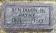 Headstone, Payne, Benjamin H. Headstone, Payne, Benjamin H.