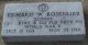 Headstone, Rosenlieb, Edward W. Headstone, Rosenlieb, Edward W.