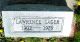 Headstone, Sager, Lawrence Headstone, Sager, Lawrence