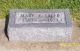 Headstone, Sager, Mary E. Headstone, Sager, Mary E.