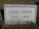 Headstone, Shafer, Vonda Headstone, Shafer, Vonda
