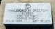 Headstone, Skelton, Theodore H. Headstone, Skelton, Theodore H.