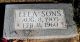 Headstone, Sons, Lela