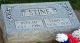 Headstone, Stine, Beulah and Elmo C. Headstone, Stine, Beulah and Elmo C.