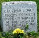 Headstone, Stoops, Ivan L. 'Jack' Headstone, Stoops, Ivan L. 'Jack'