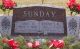 Headstone, Sunday, Oris N. and Bernice M. Headstone, Sunday, Oris N. and Bernice M.