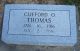 Headstone, Thomas, Clifford O. Headstone, Thomas, Clifford O.