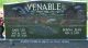 Headstone, Venable, Gary Lee and Donna Jean Headstone, Venable, Gary Lee and Donna Jean