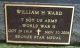 Headstone, Ward, William H. Headstone, Ward, William H.