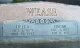 Headstone, Wease, Della and Oscar Headstone, Wease, Della and Oscar