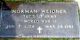 Headstone, Weidner, Norman Headstone, Weidner, Norman