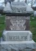 Headstone, Weiler, John and Sophia Sihler Headstone, Weiler, John and Sophia Sihler