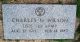 Headstone, Wilson, Charles N. Headstone, Wilson, Charles N.