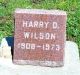 Headstone, Wilson, Harry D. Headstone, Wilson, Harry D.