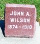 Headstone, Wilson, John A. Headstone, Wilson, John A.
