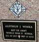 Headstone, Winka, Aloysius J. Headstone, Winka, Aloysius J.