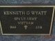 Headstone, Wyatt, Kenneth G. Headstone, Wyatt, Kenneth G.